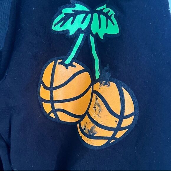 Chinatown Market Keeping The Game Fresh Sweatpants Small Black NEW - flawed - Picture 4 of 6